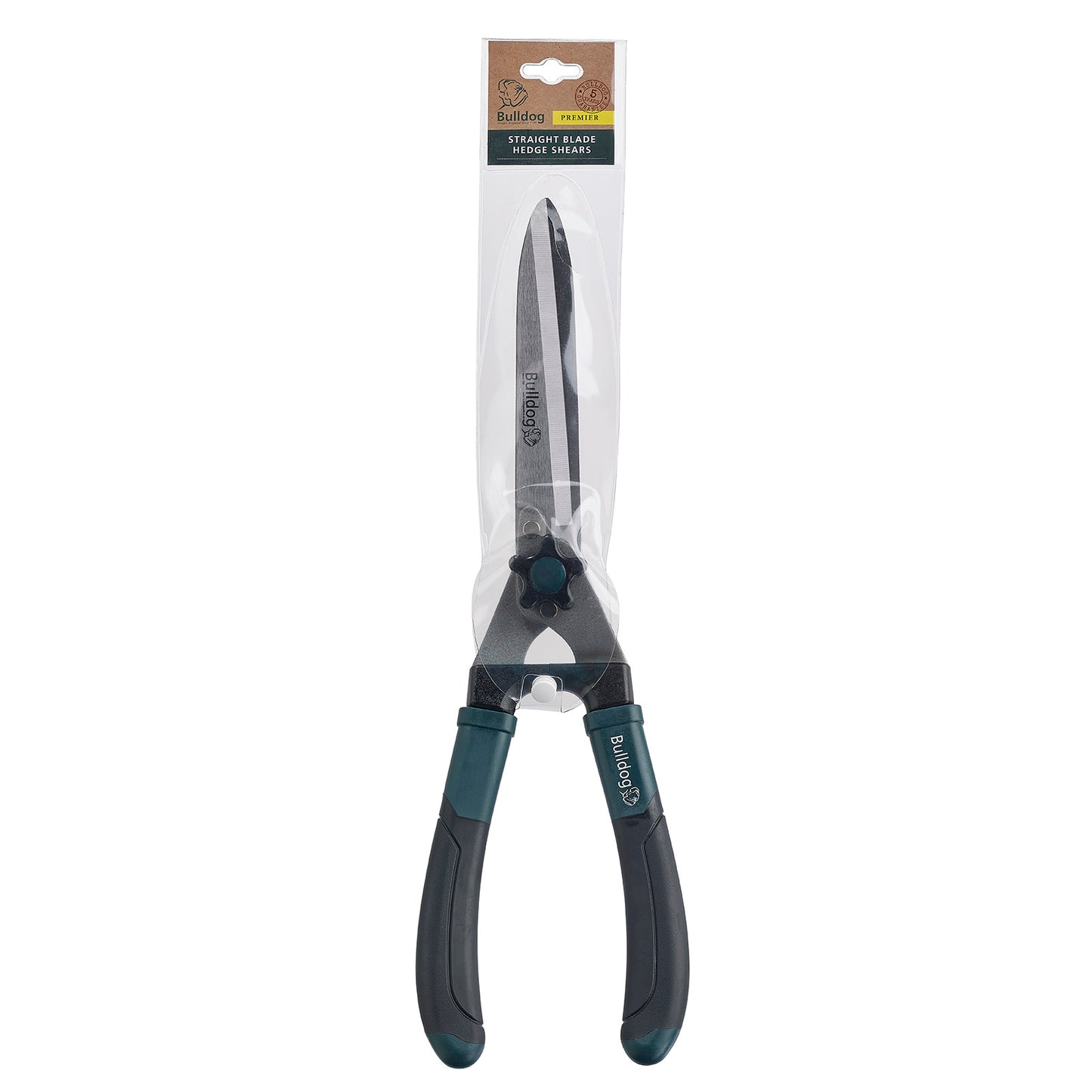 Premier Straight Blade Hedge Shears with Curved Handles