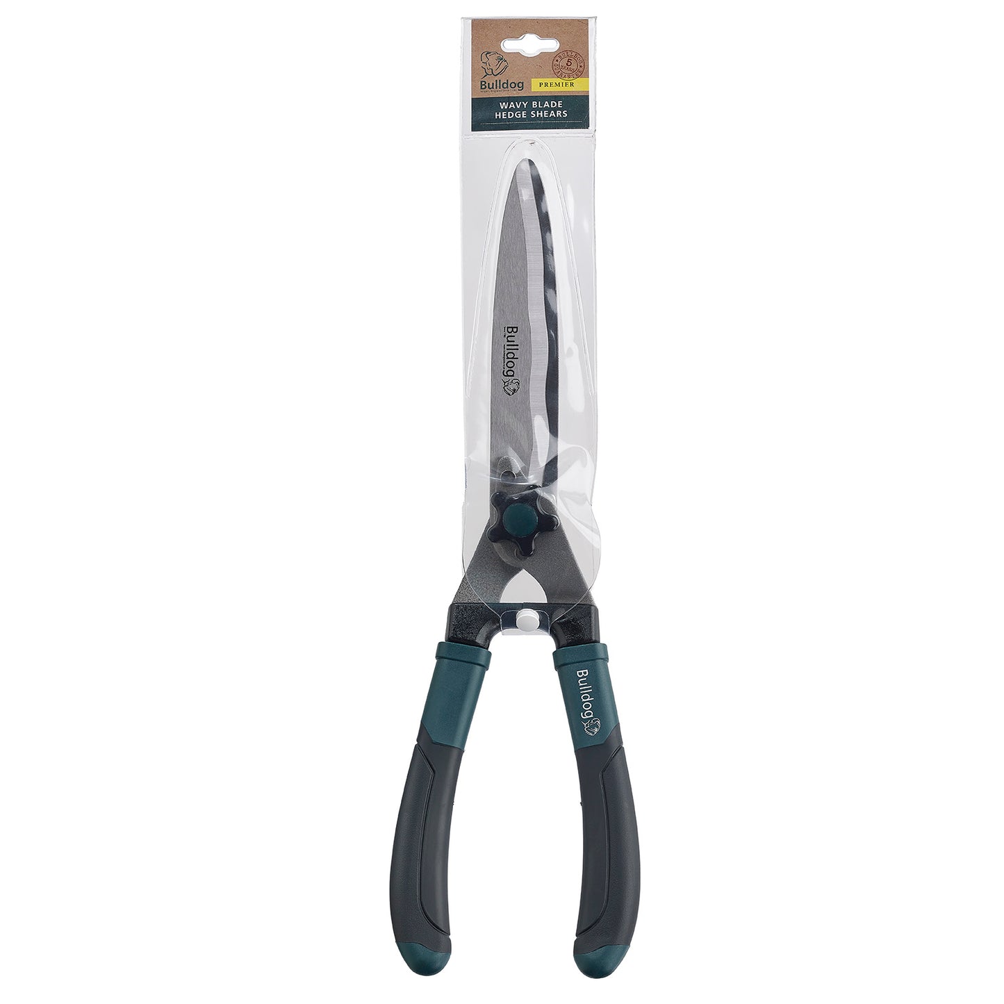 Premier Wavy Blade Hedge Shear with Curved Handles